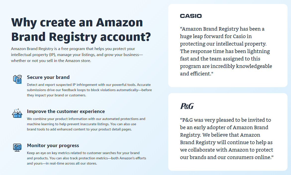 Why Amazon Brand Registry Matters