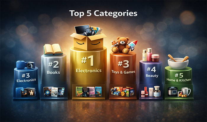 Top Selling Amazon Categories