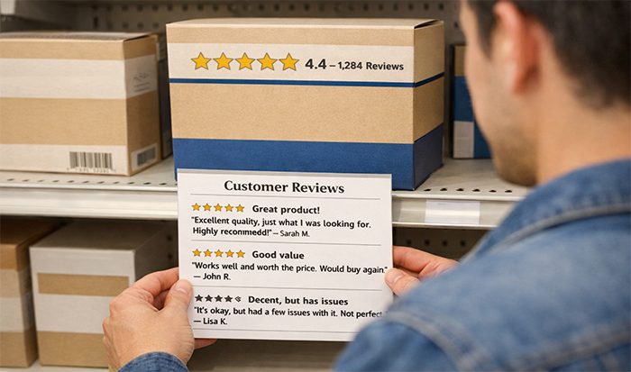 Easiest way to check Amazon reviews