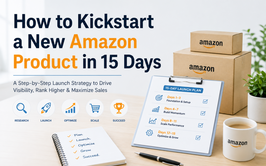 How to Kickstart a New Product in 15 Days with Amazon Product Launch Strategy